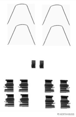 Kit d'accessoires, plaquette de frein à disque | HERTH+BUSS JAKOPARTS