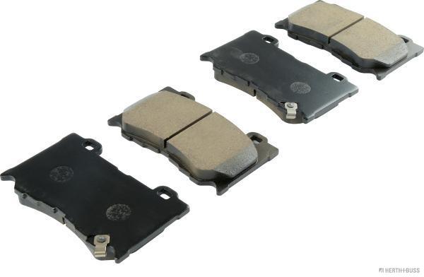 Jeu de 4 plaquettes de frein | HERTH+BUSS JAKOPARTS