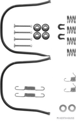 Kit d'accessoires, mâchoire de frein | HERTH+BUSS JAKOPARTS