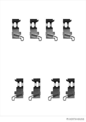 Kit d'accessoires, plaquette de frein à disque | HERTH+BUSS JAKOPARTS