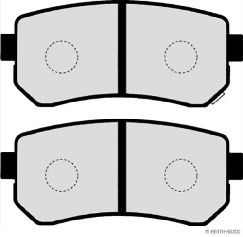 Image du produit pour Jeu de 4 plaquettes de frein