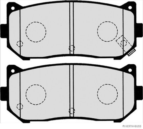 Image du produit pour Jeu de 4 plaquettes de frein