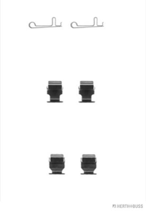 Image du produit pour Kit d'accessoires, plaquette de frein à disque