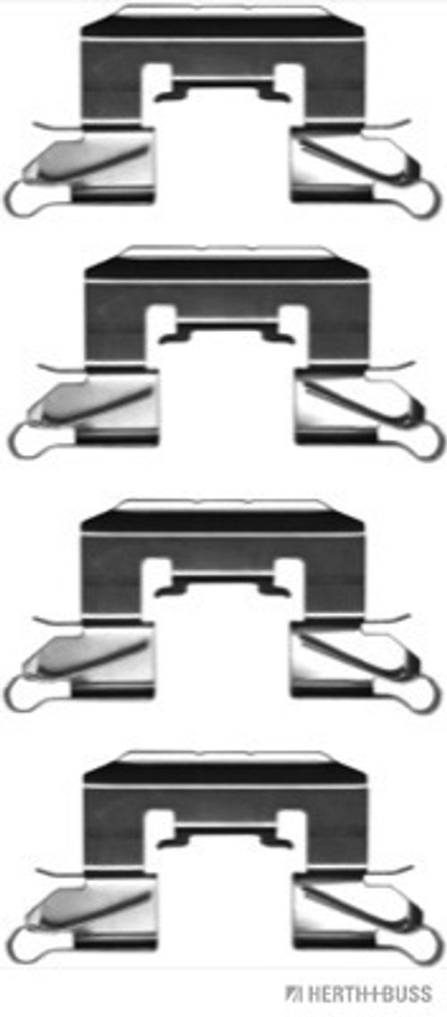 Image du produit pour Kit d'accessoires, plaquette de frein à disque