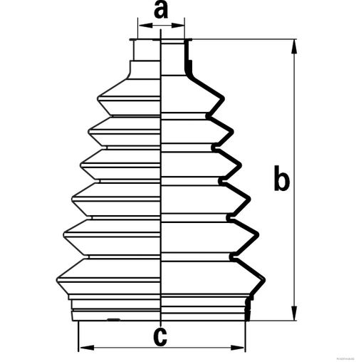 Image du produit pour Jeu de joints-soufflets, arbre de commande