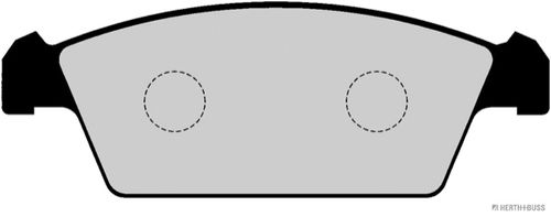 Image du produit pour Jeu de 4 plaquettes de frein
