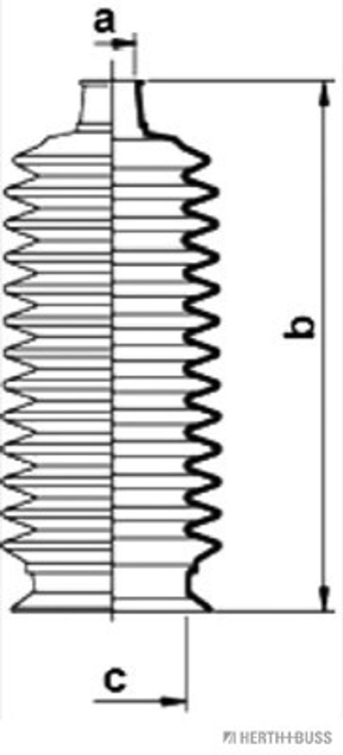 Image du produit pour Jeu de joints-soufflets, direction