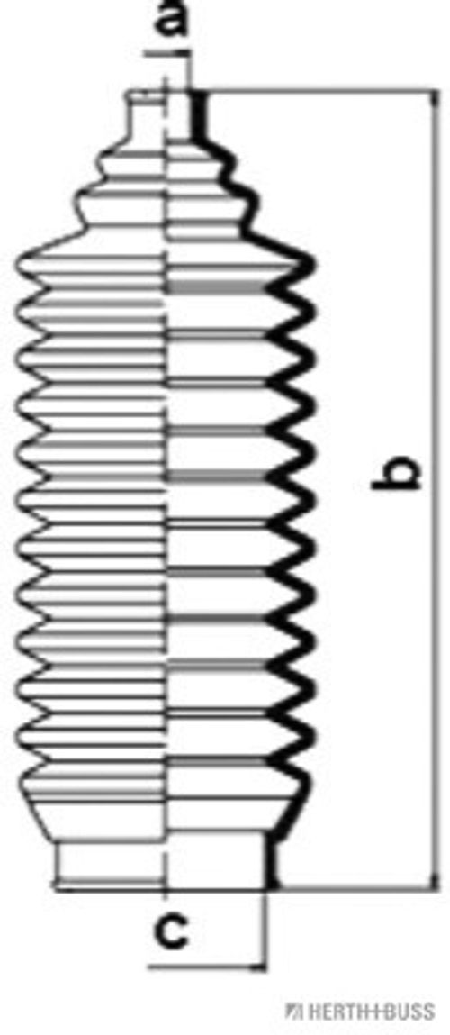 Image du produit pour Jeu de joints-soufflets, direction
