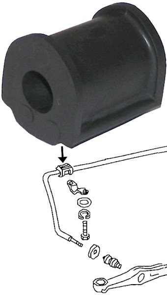 Coussinet de palier, stabilisateur CLASSIC | JP GROUP