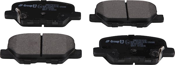 Kit de plaquettes de frein, frein à disque JP GROUP | JP GROUP