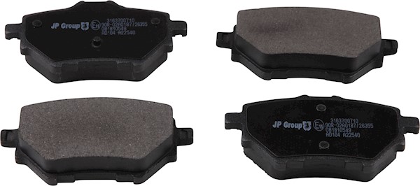 Kit de plaquettes de frein, frein à disque JP GROUP | JP GROUP