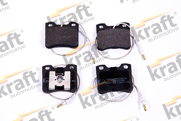 Jeu de 4 plaquettes de frein | KRAFT AUTOMOTIVE
