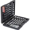 Image du produit pour Kit de clés à fourche et polygonale à cliquet