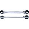 Image du produit pour Kit de clés polygonales doubles à cliquets