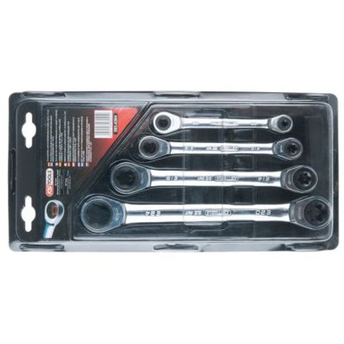 Image du produit pour Kit de clés polygonales doubles à cliquets