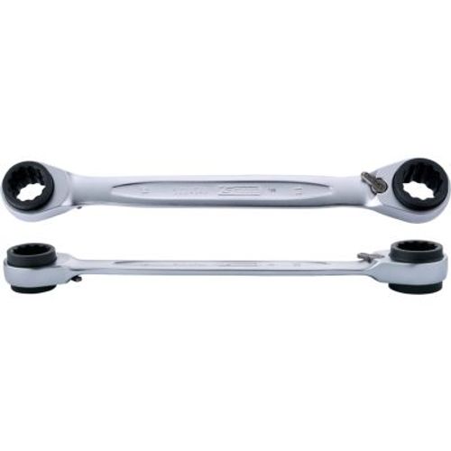 Image du produit pour Kit de clés polygonales doubles à cliquets