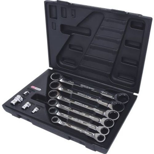 Image du produit pour Kit de clés polygonales doubles à cliquets