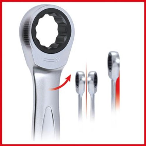 Image du produit pour Kit de clés à fourche et polygonale à cliquet