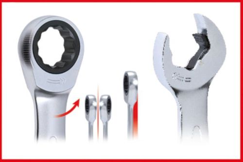 Image du produit pour Kit de clés à fourche et polygonale à cliquet