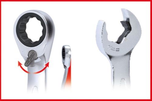 Image du produit pour Kit de clés à fourche et polygonale à cliquet