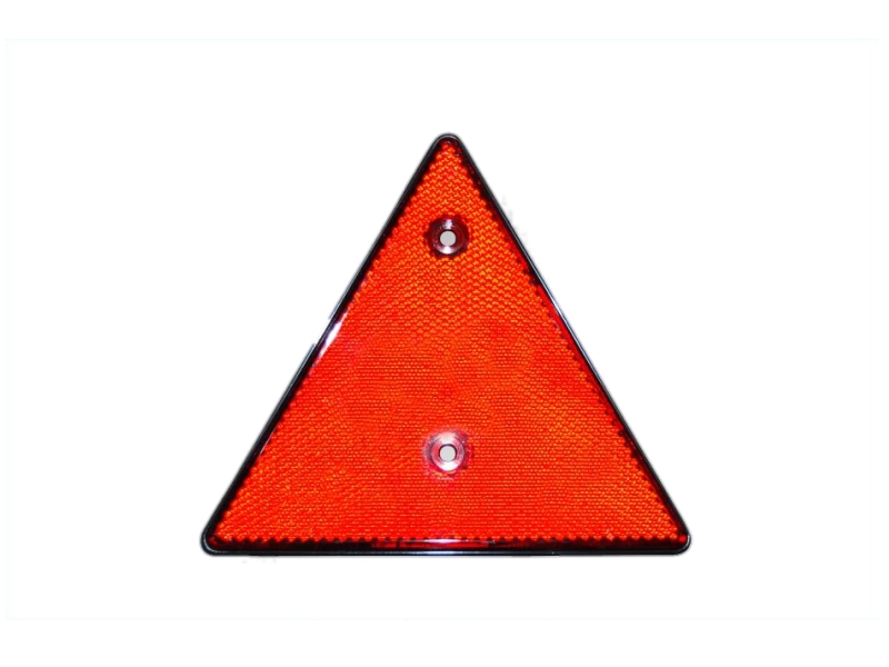 Réflecteur de triangle, rouge, avec orifice de vissage | LASO