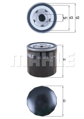 Filtre à huile | MAHLE