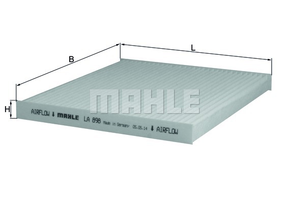 Filtre, air de l'habitacle | MAHLE