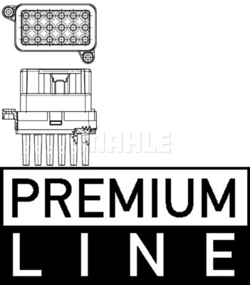 Régulateur, pulseur d'air habitacle BEHR HELLA SERVICE *** PREMIUM LINE *** | MAHLE
