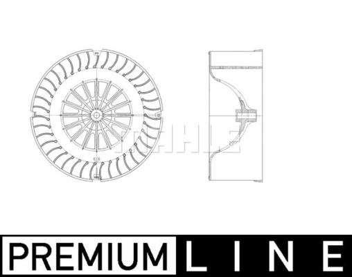 Pulseur d'air habitacle BEHR HELLA SERVICE *** PREMIUM LINE *** | MAHLE