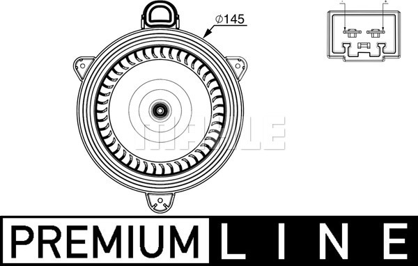Pulseur d'air habitacle BEHR HELLA SERVICE *** PREMIUM LINE *** | MAHLE