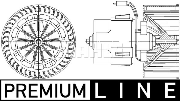 Pulseur d'air habitacle BEHR HELLA SERVICE *** PREMIUM LINE *** | MAHLE