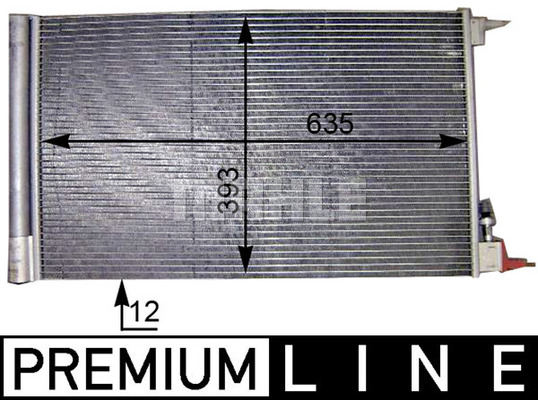 Condenseur, climatisation BEHR HELLA SERVICE *** PREMIUM LINE *** | MAHLE