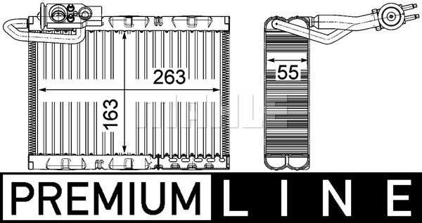 Evaporateur climatisation BEHR HELLA SERVICE *** PREMIUM LINE *** | MAHLE