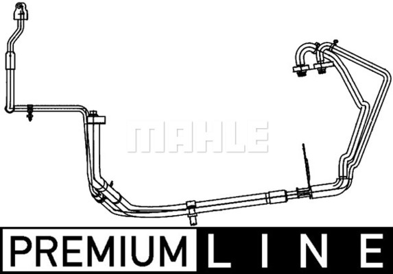 Conduite à haute/basse pression, climatisation BEHR HELLA SERVICE *** PREMIUM LINE *** | MAHLE