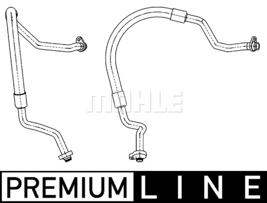 Conduite à basse pression, climatisation BEHR HELLA SERVICE *** PREMIUM LINE *** | MAHLE