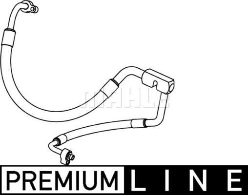 Conduite à haute/basse pression, climatisation BEHR HELLA SERVICE *** PREMIUM LINE *** | MAHLE