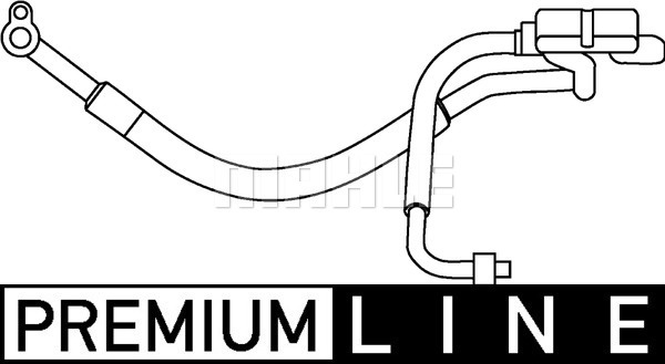 Conduite à haute/basse pression, climatisation BEHR HELLA SERVICE *** PREMIUM LINE *** | MAHLE