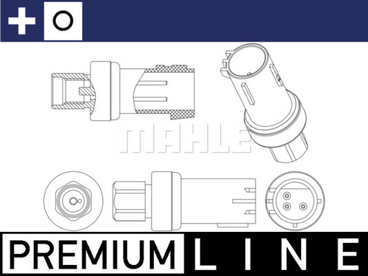 Pressostat, climatisation BEHR HELLA SERVICE *** PREMIUM LINE *** | MAHLE