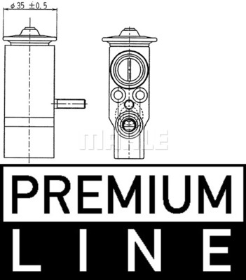 Détendeur, climatisation BEHR HELLA SERVICE *** PREMIUM LINE *** | MAHLE