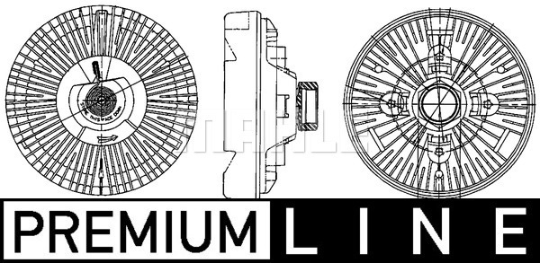 Embrayage, ventilateur de radiateur BEHR HELLA SERVICE *** PREMIUM LINE *** | MAHLE