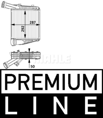 Intercooler, échangeur BEHR HELLA SERVICE *** PREMIUM LINE *** | MAHLE