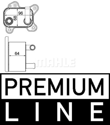 Radiateur d'huile de boîte automatique BEHR HELLA SERVICE *** PREMIUM LINE *** | MAHLE