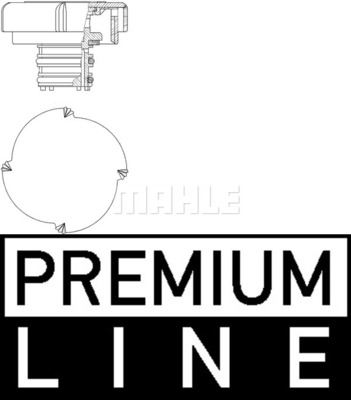 Bouchon, réservoir de liquide de refroidissement BEHR HELLA SERVICE *** PREMIUM LINE *** | MAHLE