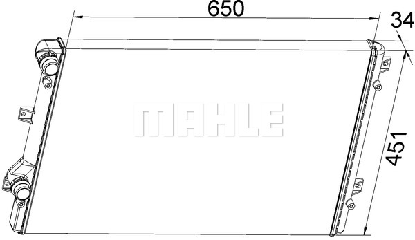 Radiateur, refroidissement du moteur | MAHLE