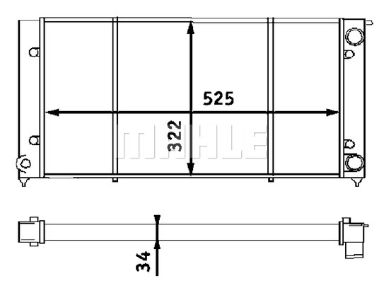 Radiateur, refroidissement du moteur | MAHLE