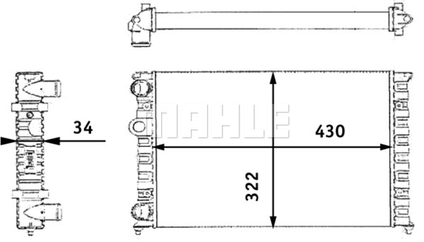 Radiateur, refroidissement du moteur | MAHLE