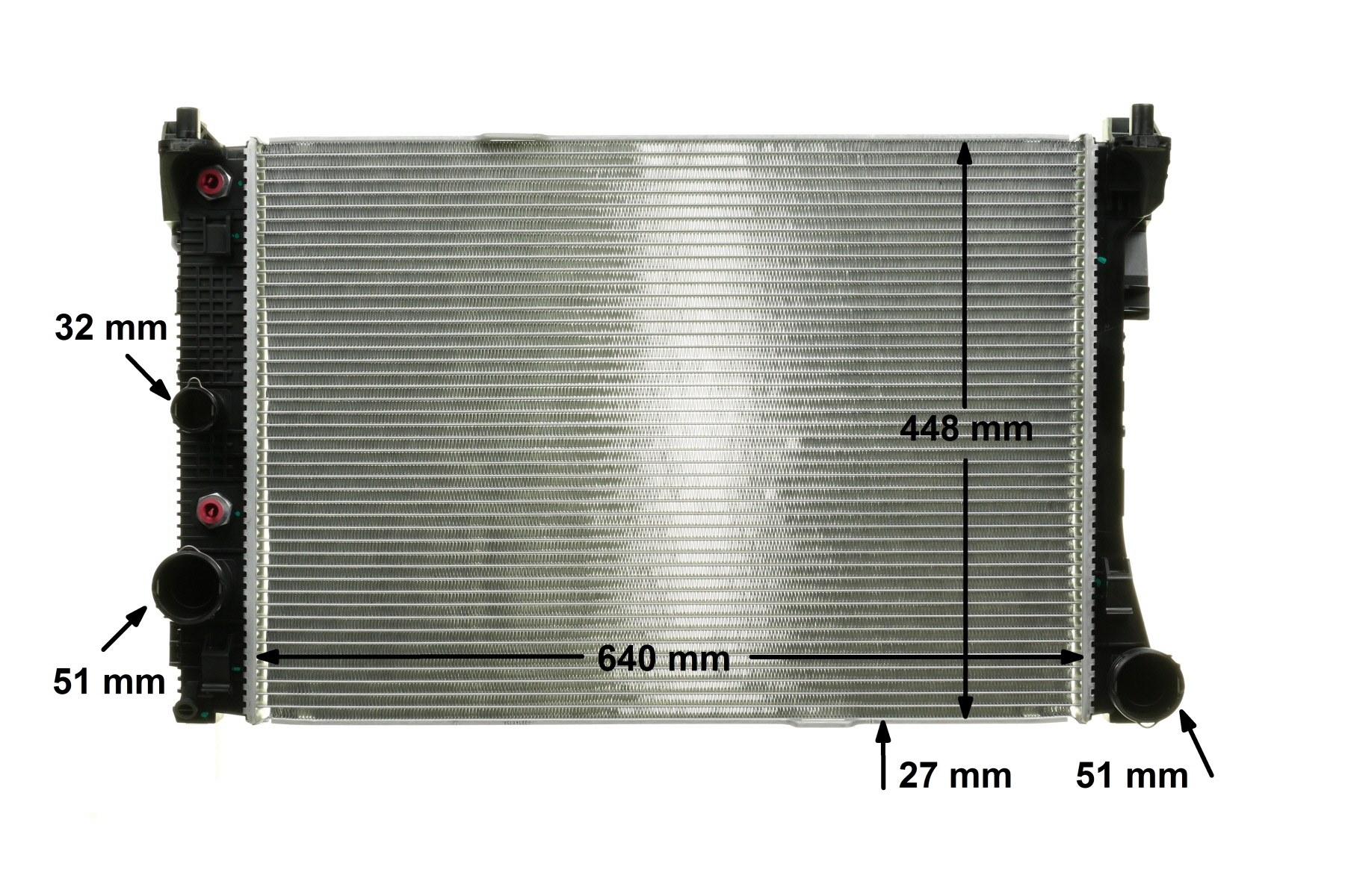 Radiateur, refroidissement du moteur BEHR HELLA SERVICE *** PREMIUM LINE *** | MAHLE
