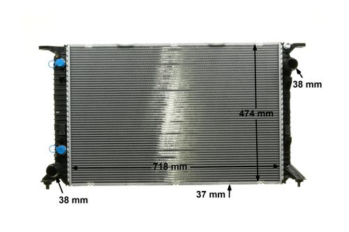 Image du produit pour Radiateur, refroidissement du moteur BEHR HELLA SERVICE *** PREMIUM LINE ***