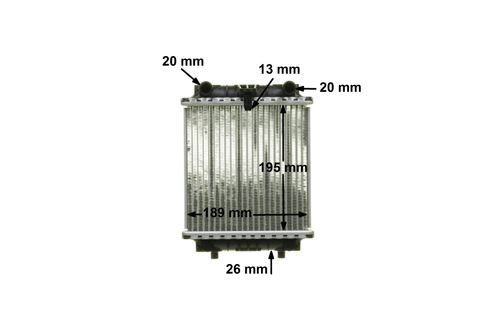 Image du produit pour Radiateur, refroidissement du moteur BEHR HELLA SERVICE *** PREMIUM LINE ***