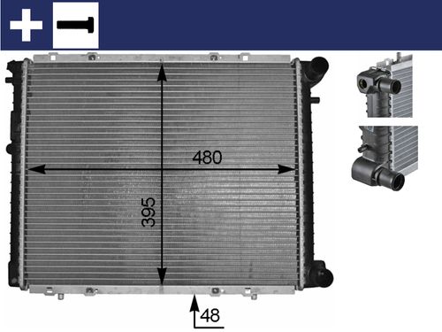 Image du produit pour Radiateur, refroidissement du moteur